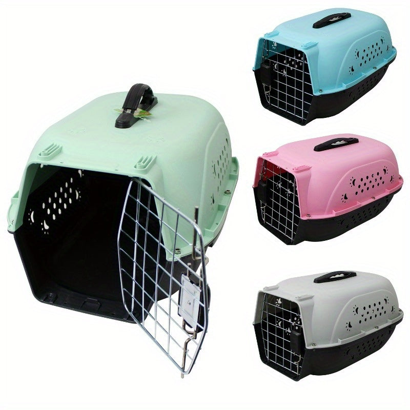 Macaroon 4 Colors Cat and Dog Travel Carrier Breathable Outing Cage Cats Dogs Carrier