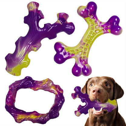 Apasiri Aggressive Chewers Dog Chew Toys 3 Pack Tough Dog Toys for Aggressive Chewers Large Breed Indestructible Dog Toy for Aggressive Chewers