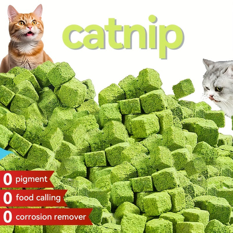 Catgrass Freezedried Catgrass Granulated Hairball Chips Row Cat Snacks Mint Cookies Cat Catgrass Chips Grinding Teeth Catgrass Sticks