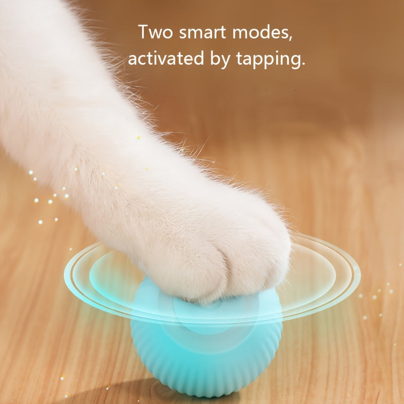 1 Intelligent Cat Toy Selfentertainment And Teasing Cat Stick Intelligent Rolling Ball Automatic Teasing Cat Ball Cat Electric Toy